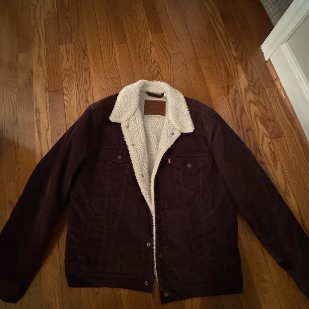 Levi's Men's Dark Brown Sherpa Jacket